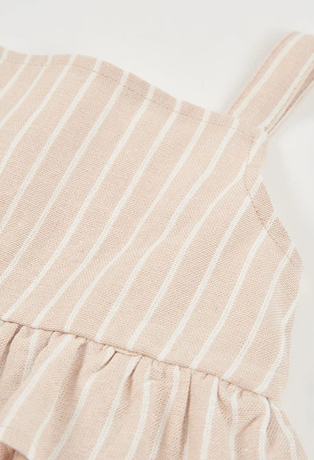 Striped linen top