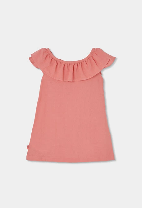 Pink viscose dress