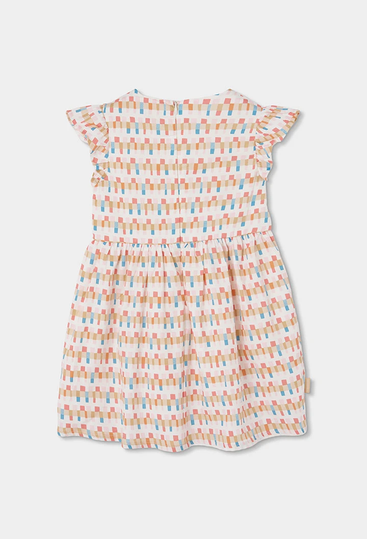 Robe imprimée bordures