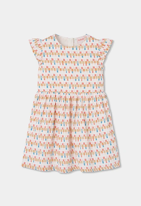 Robe imprimée bordures