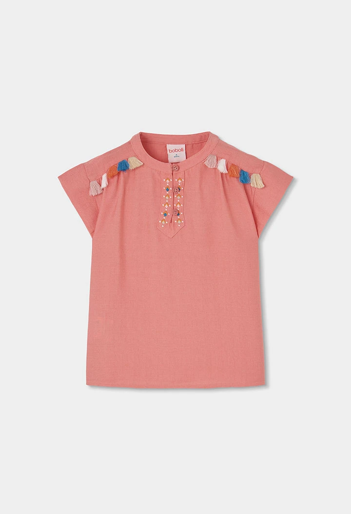 Camisa nena cotó rosa