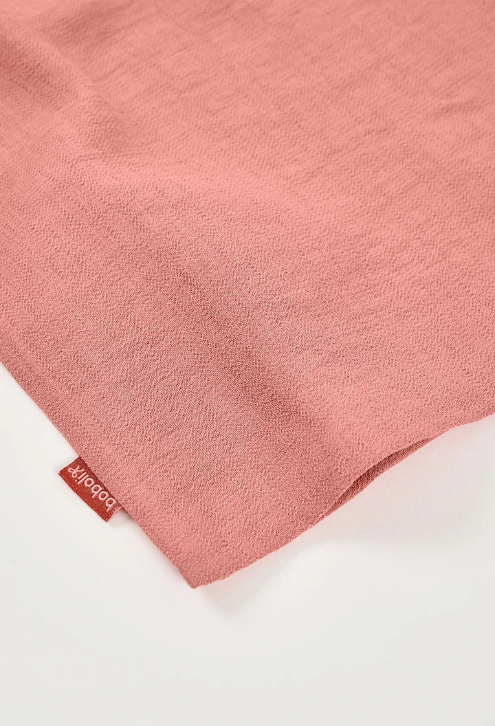 Camisa niña algodón rosa