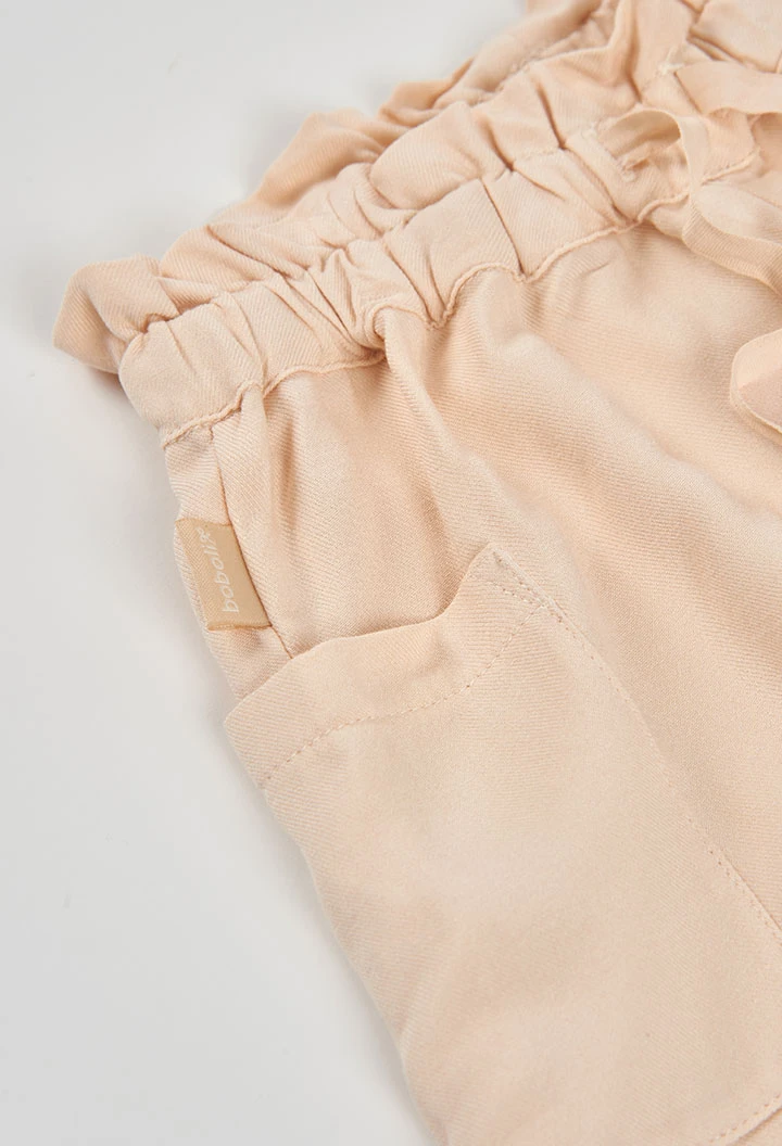 Short beige niña