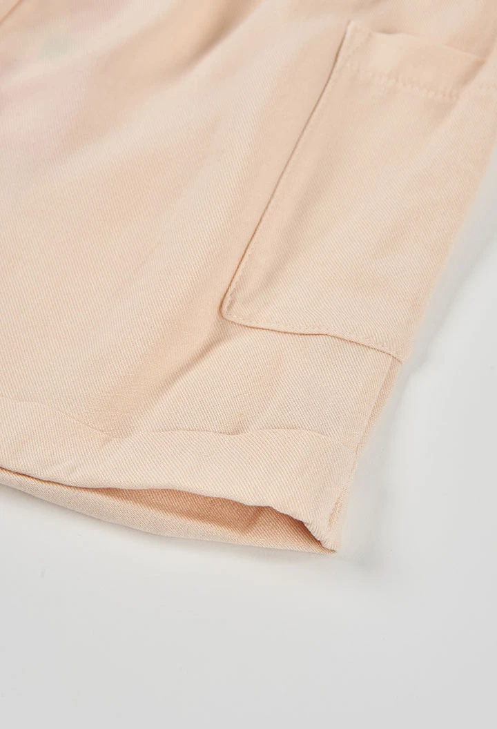 Short beige niña