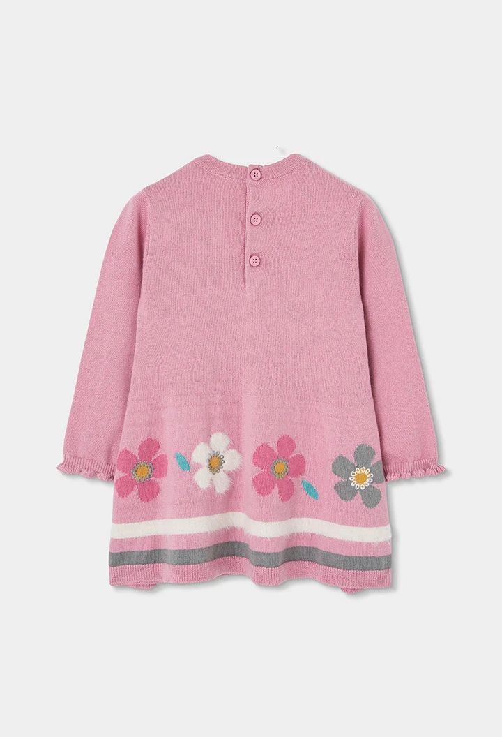 Robe rose imprimé fleurs