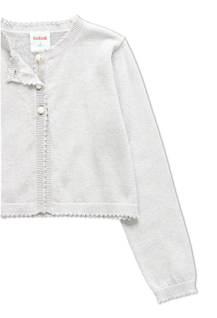Veste tricoté pour fille
