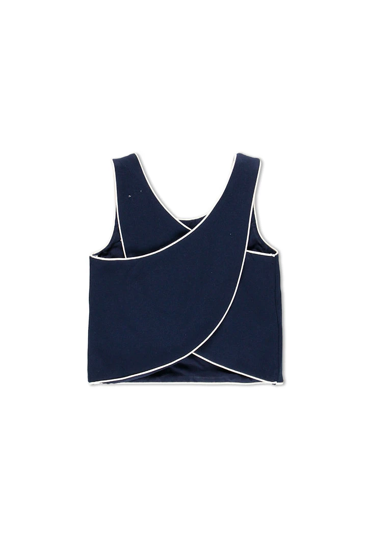 Top maille pour fille