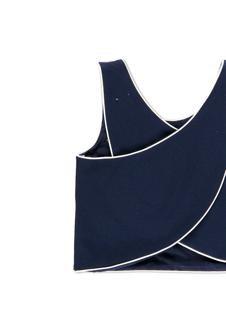 Top maille pour fille