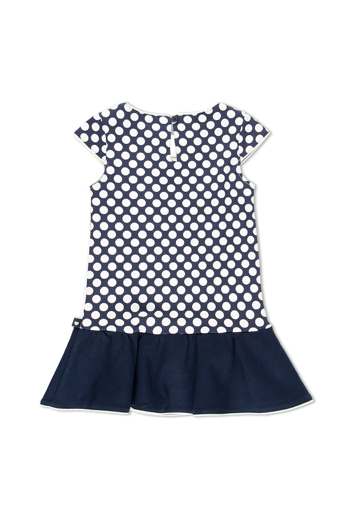 Robe a pois pour fille