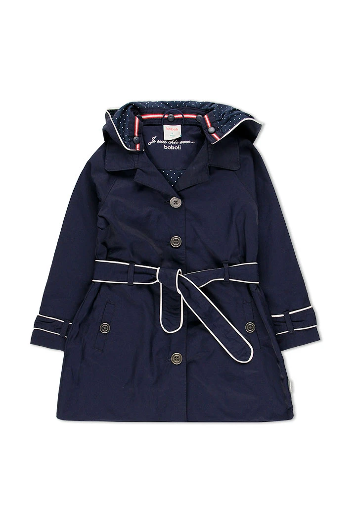 Trench en tissu technique pour fille