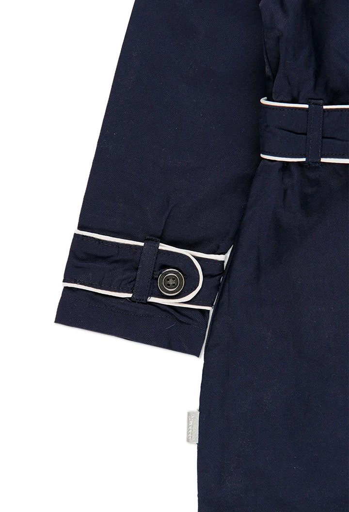 Trench en tissu technique pour fille