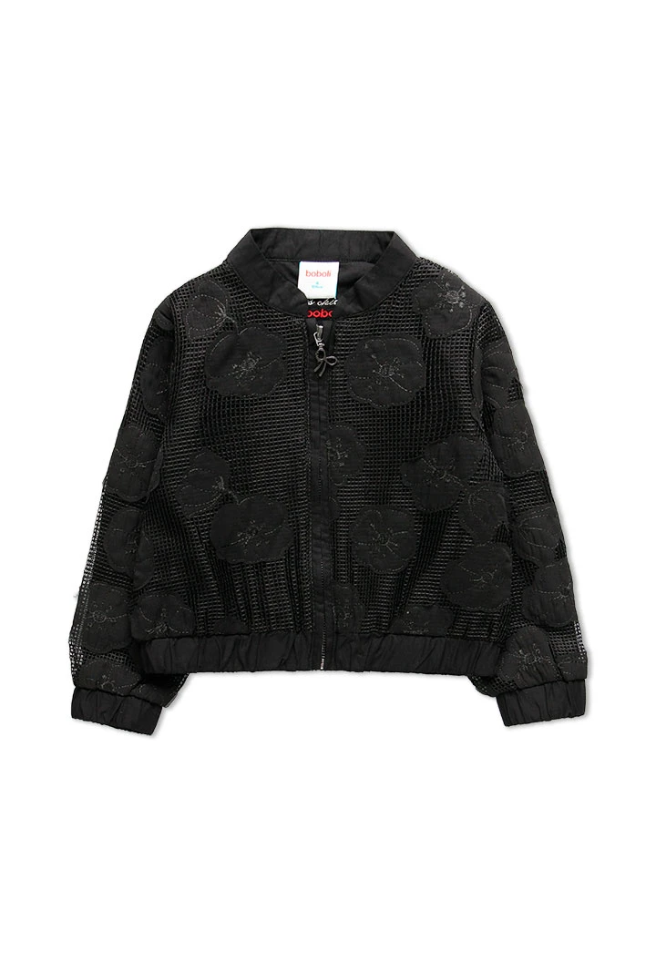 Bomber brodée pour fille