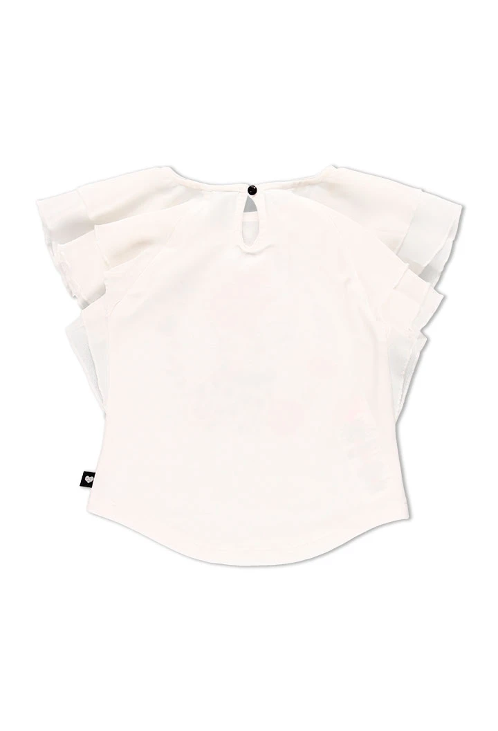 T-Shirt tricot combiné pour fille