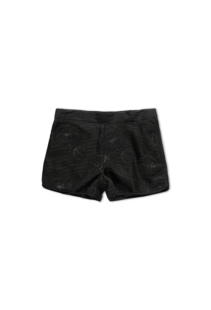 Short brodée pour fille