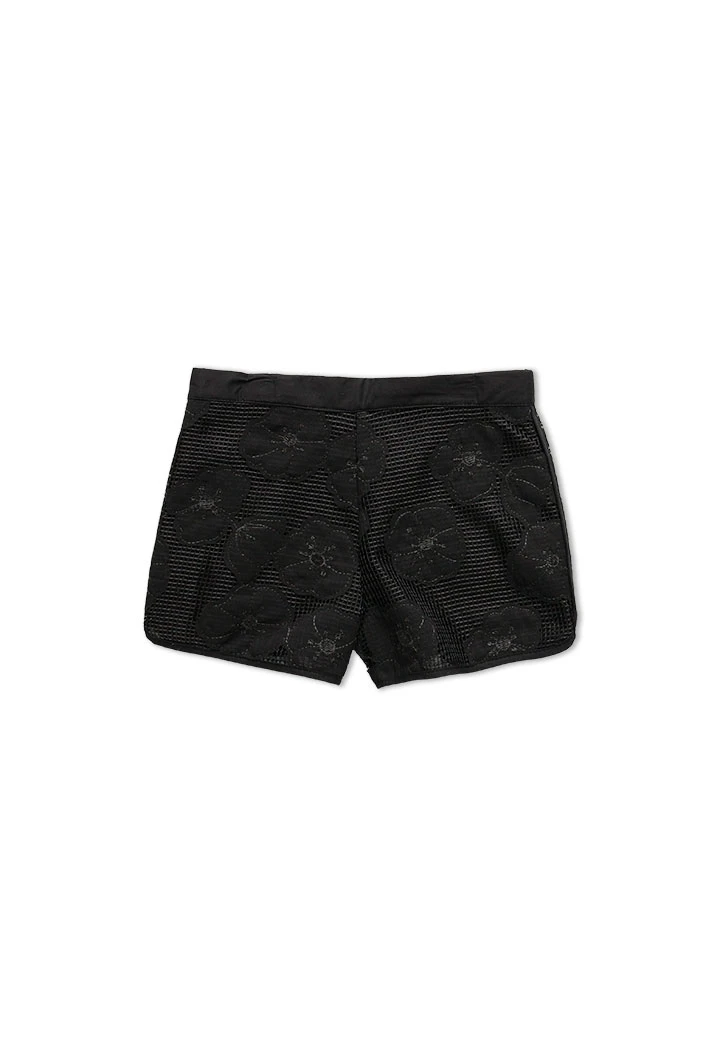 Short brodée pour fille
