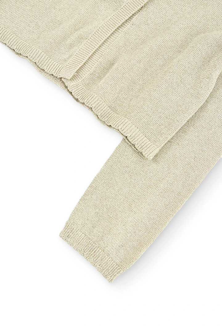 Casaco tricot para menina