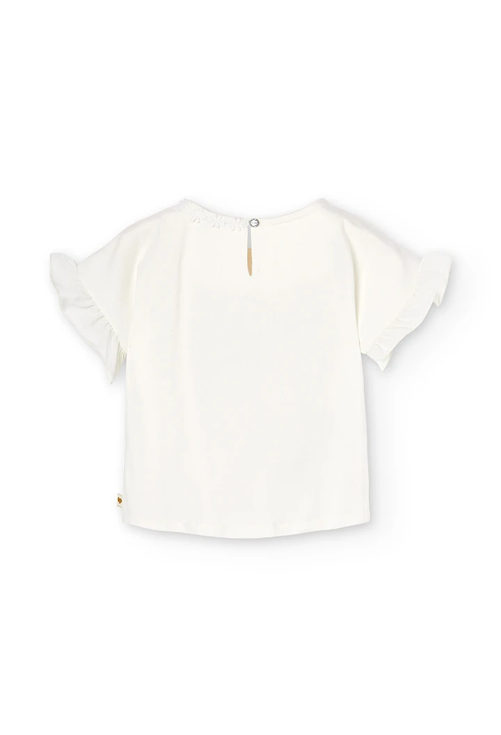 T-Shirt tricot pour fille