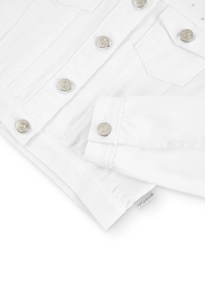 Caçadora denim elàstic de nena