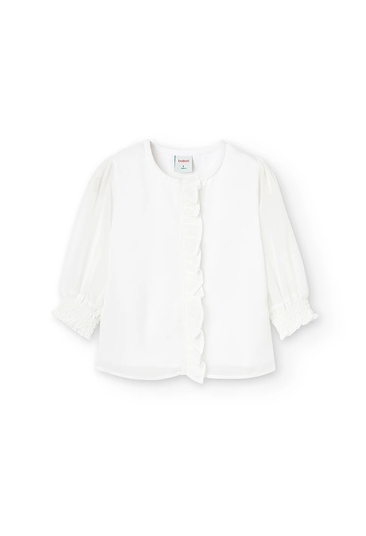 Blusa gaze para menina
