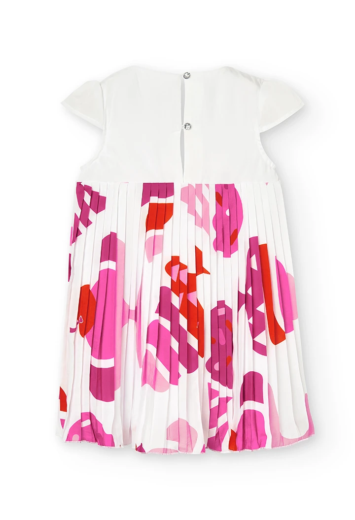 Satin dress for girl