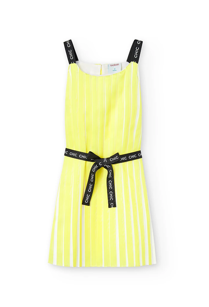 Satin dress for girl