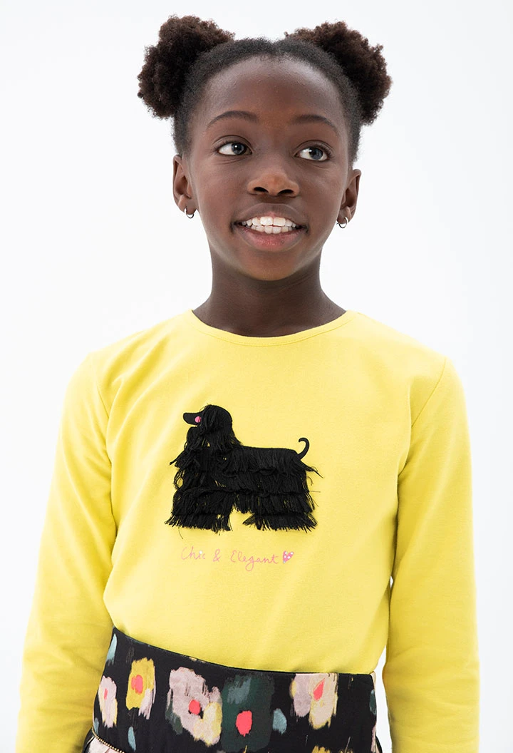 T-Shirt stretch pour fille