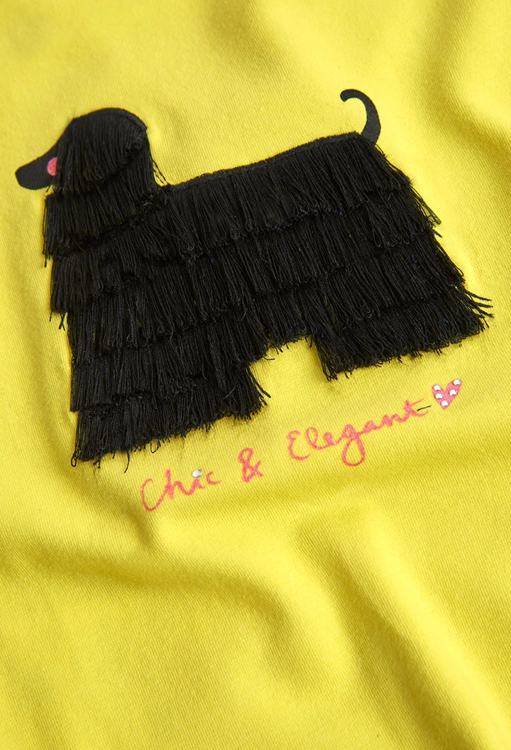 T-Shirt stretch pour fille