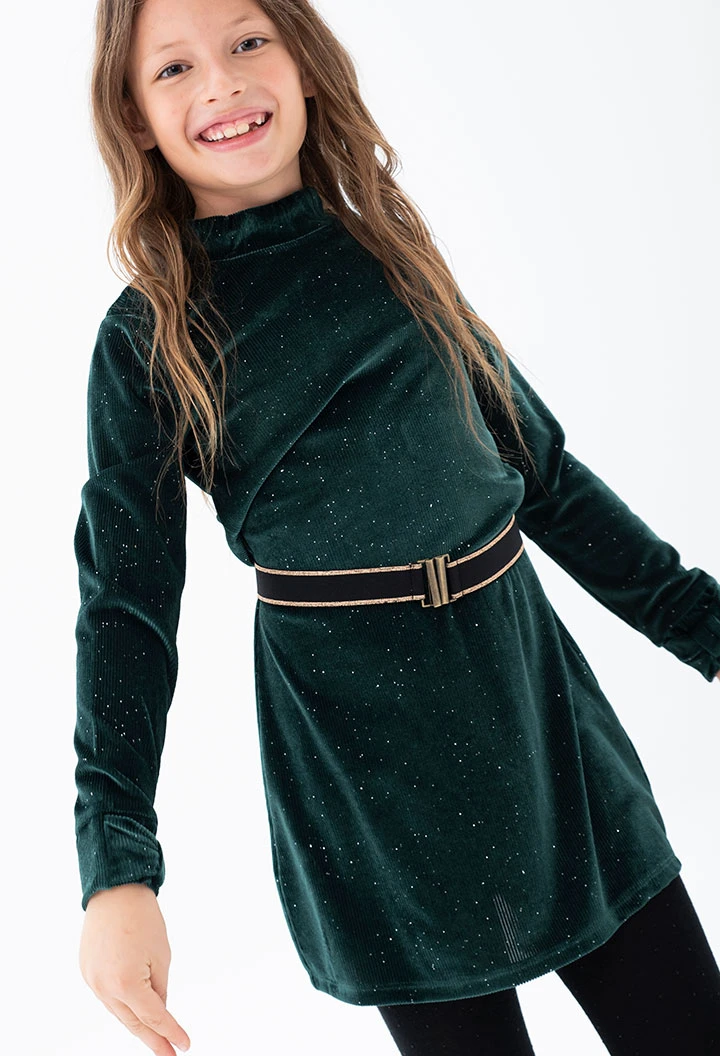 Vestido micropana punto de niña