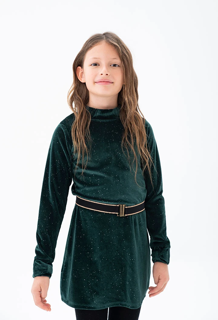 Robe maille pour fille