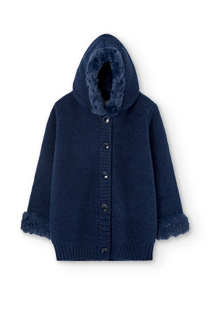 Gilet a capuche pour fille