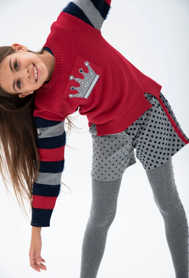 Short a pois pour fille