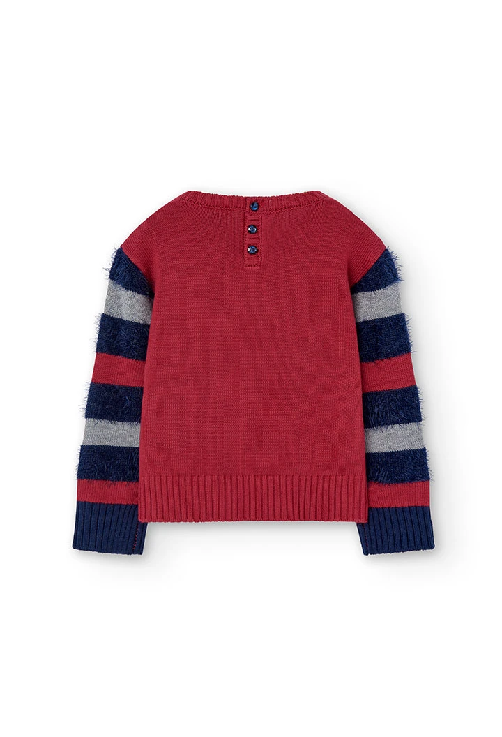 Pull à rayures pour fille