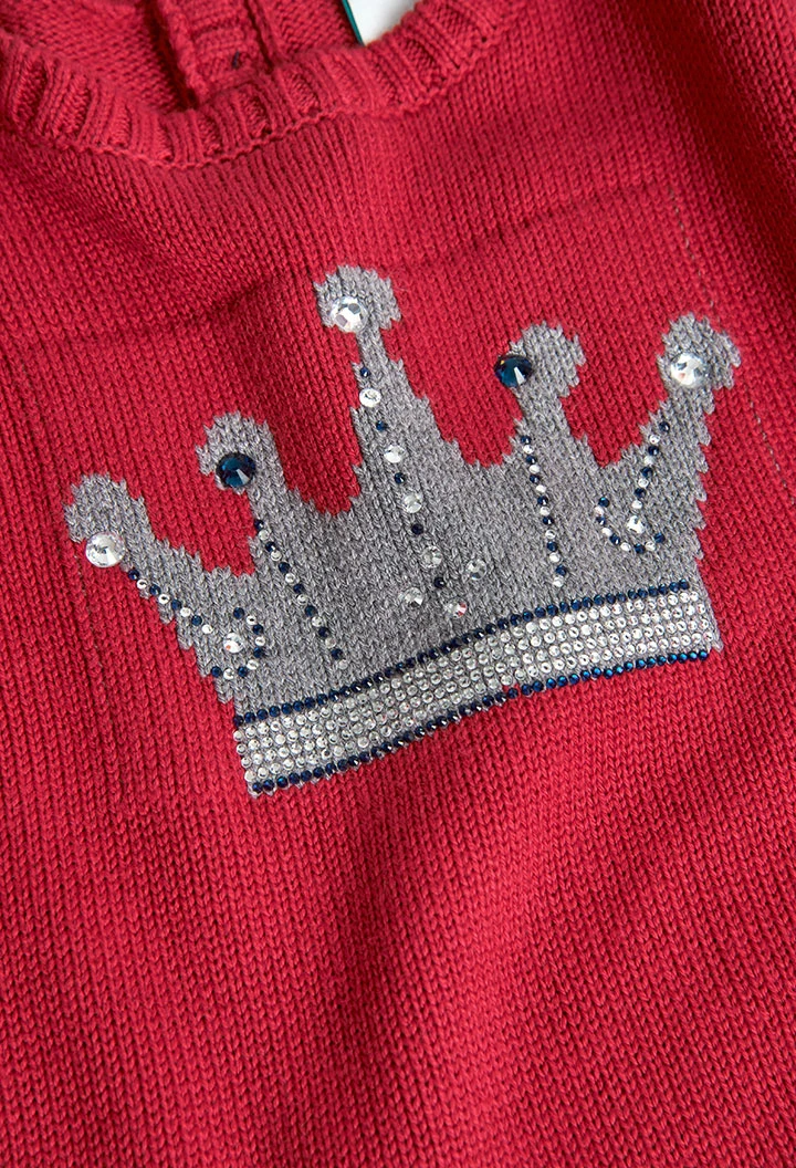 Pull à rayures pour fille