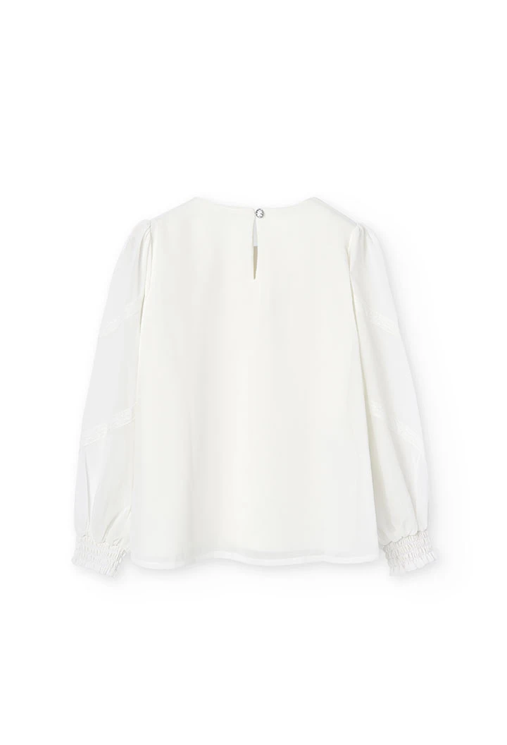 Blouse gaza pour fille