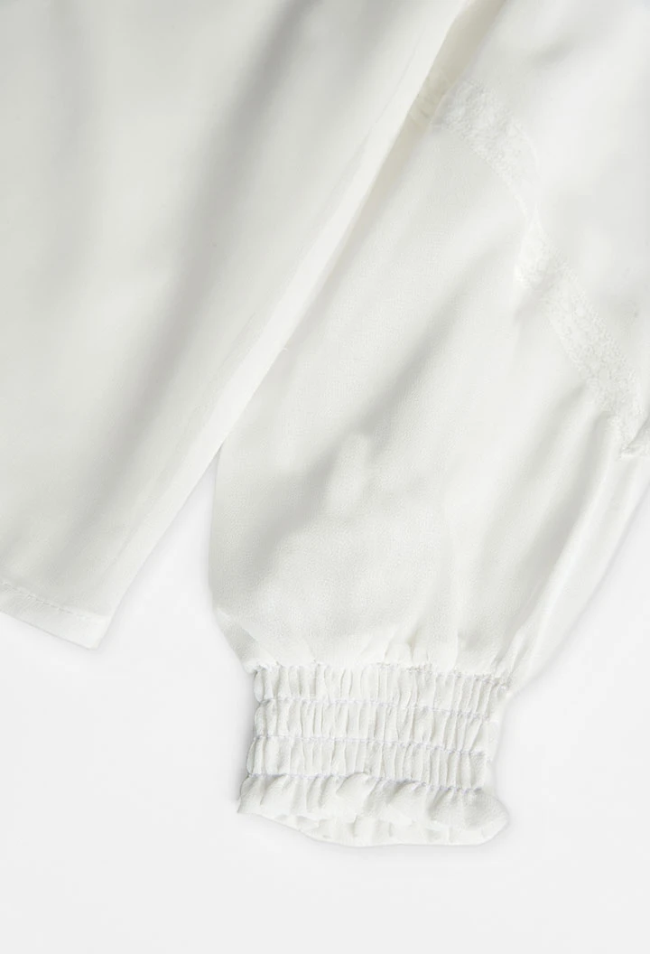 Blouse gaza pour fille