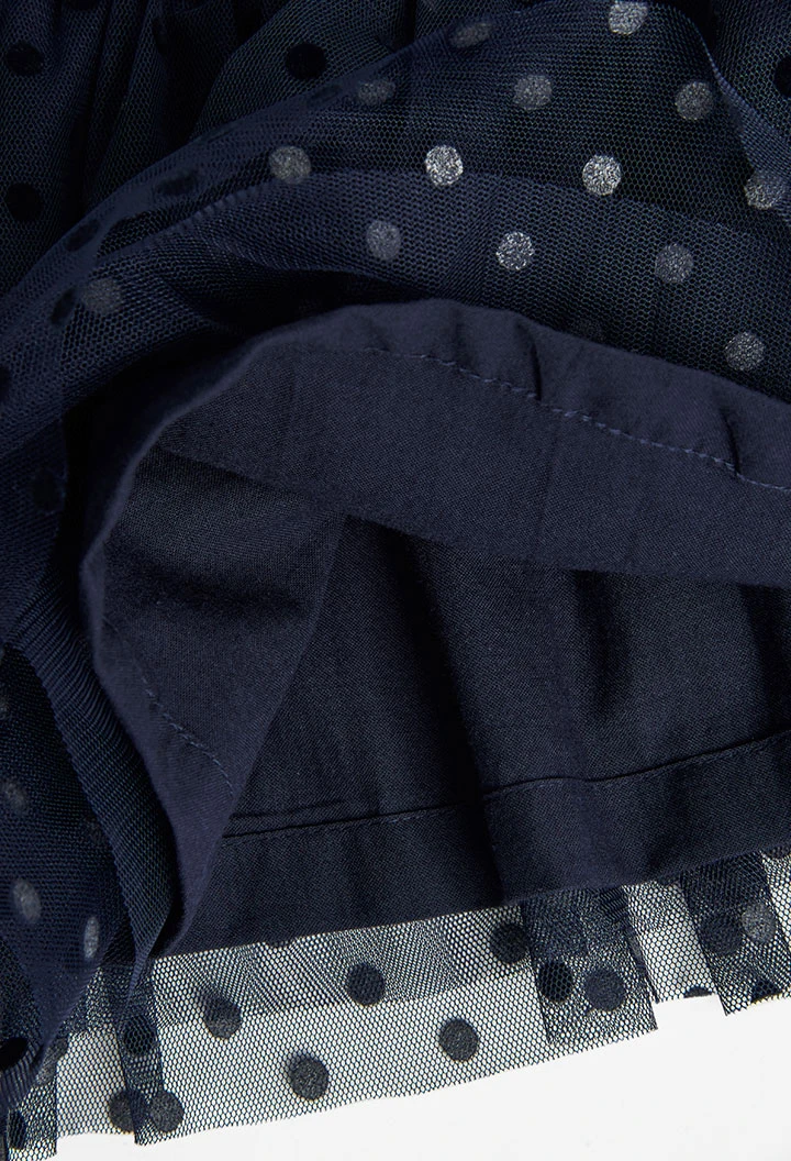 Jupe en tulle a petits pois pour fille