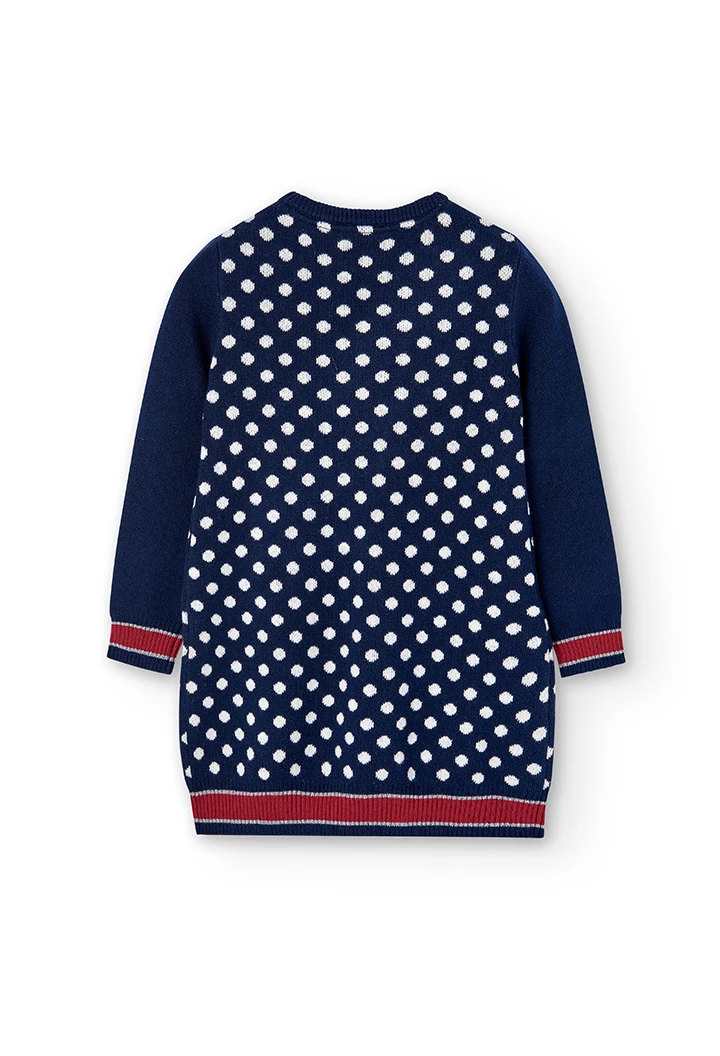 Robe a pois pour fille