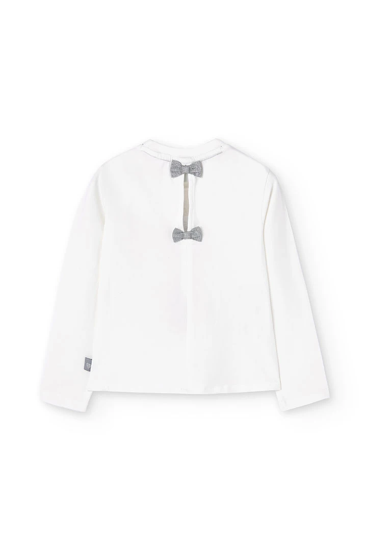 T-Shirt tricot "chaton" pour fille