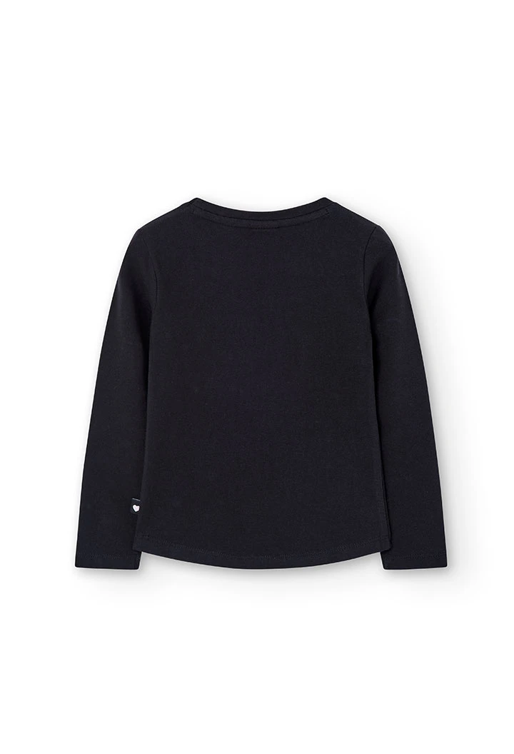 T-Shirt tricot "coeur" pour fille