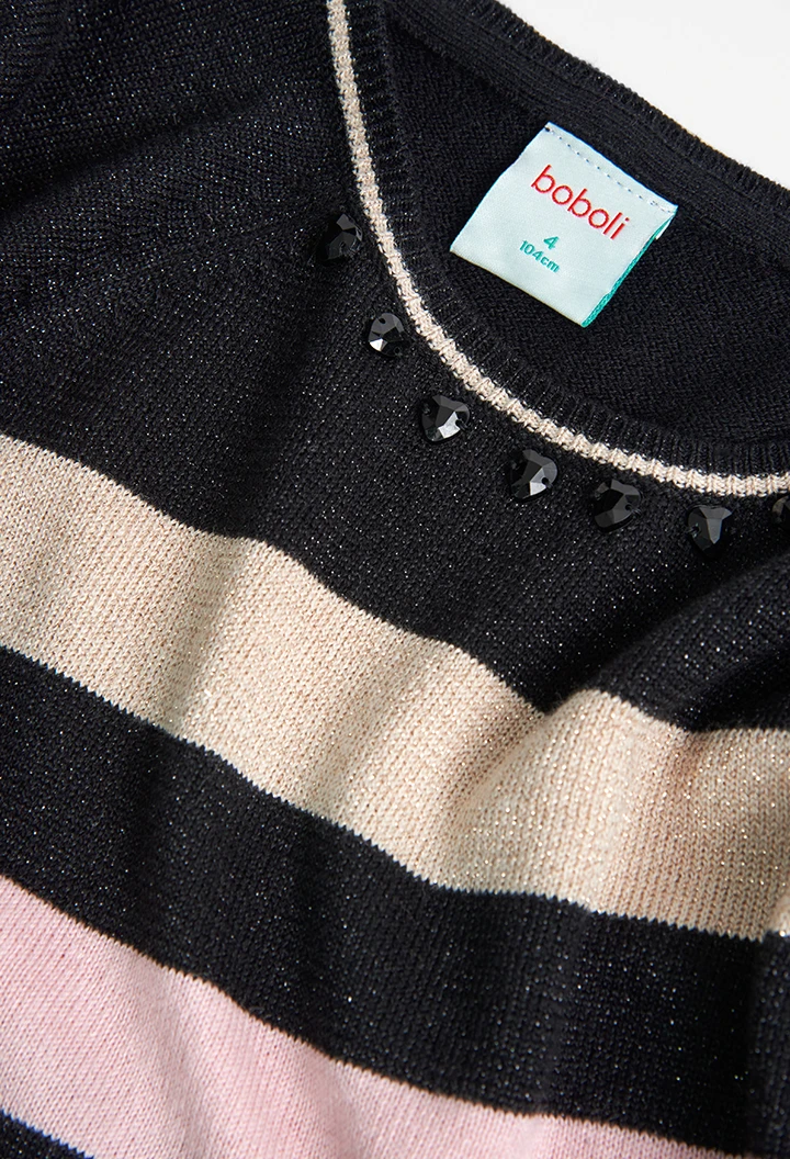 Robe à rayures pour fille