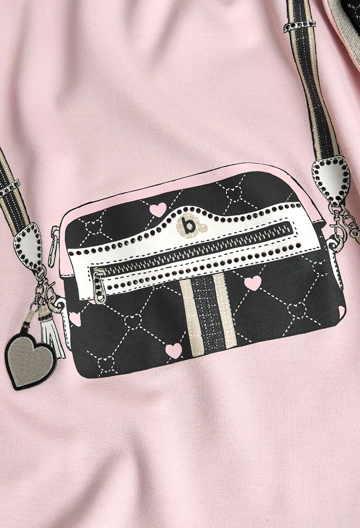 Knit dress \"handbag\" for girl