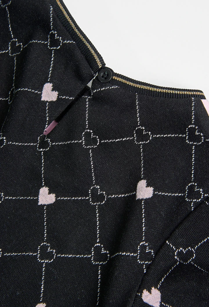 Knit dress \"handbag\" for girl