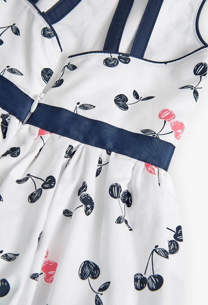Robe en satin imprimée pour bébé fille