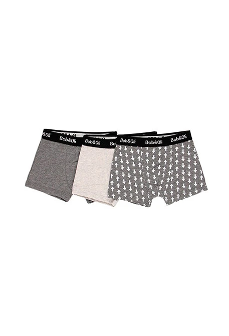 Pack 3 boxers for boy - organic