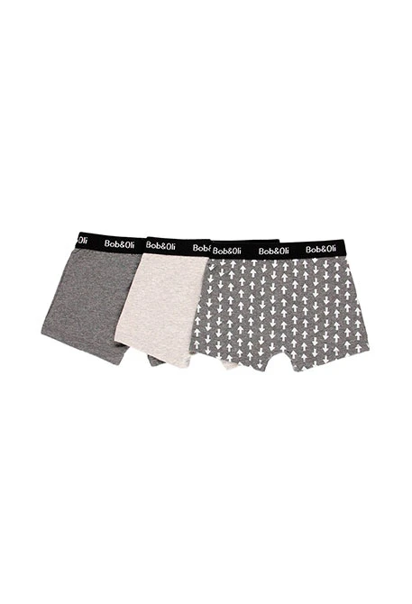 Pack 3 boxers for boy - organic