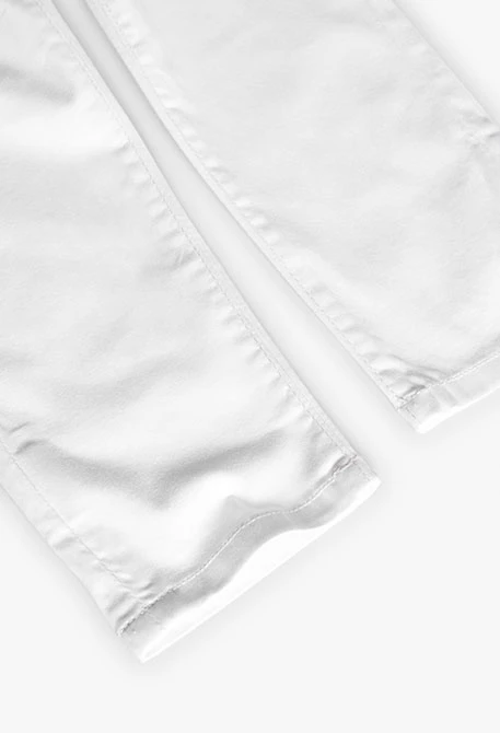 Satin-Hose für Jungen in Weiß