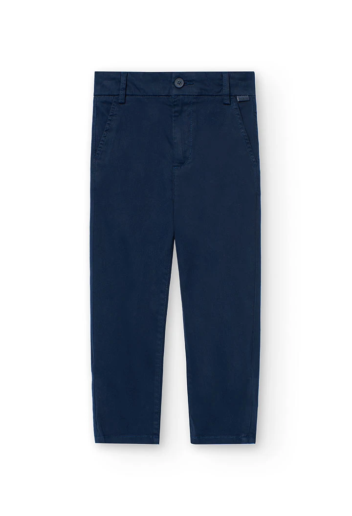 Satenhose für Kinder in Marineblau