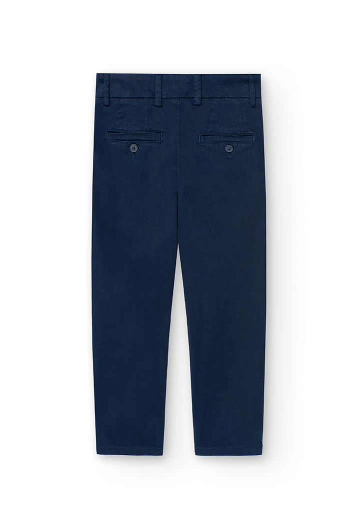 Satenhose für Kinder in Marineblau