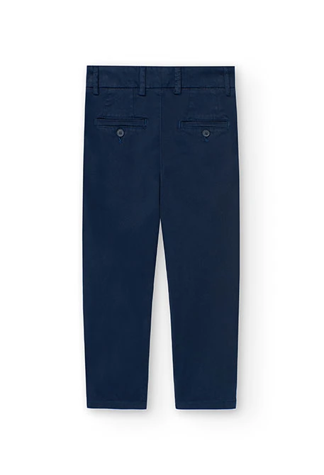 Satenhose für Kinder in Marineblau