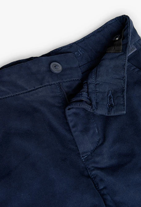 Satenhose für Kinder in Marineblau